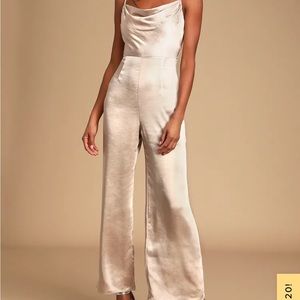 Lush Champagne Jumpsuit
